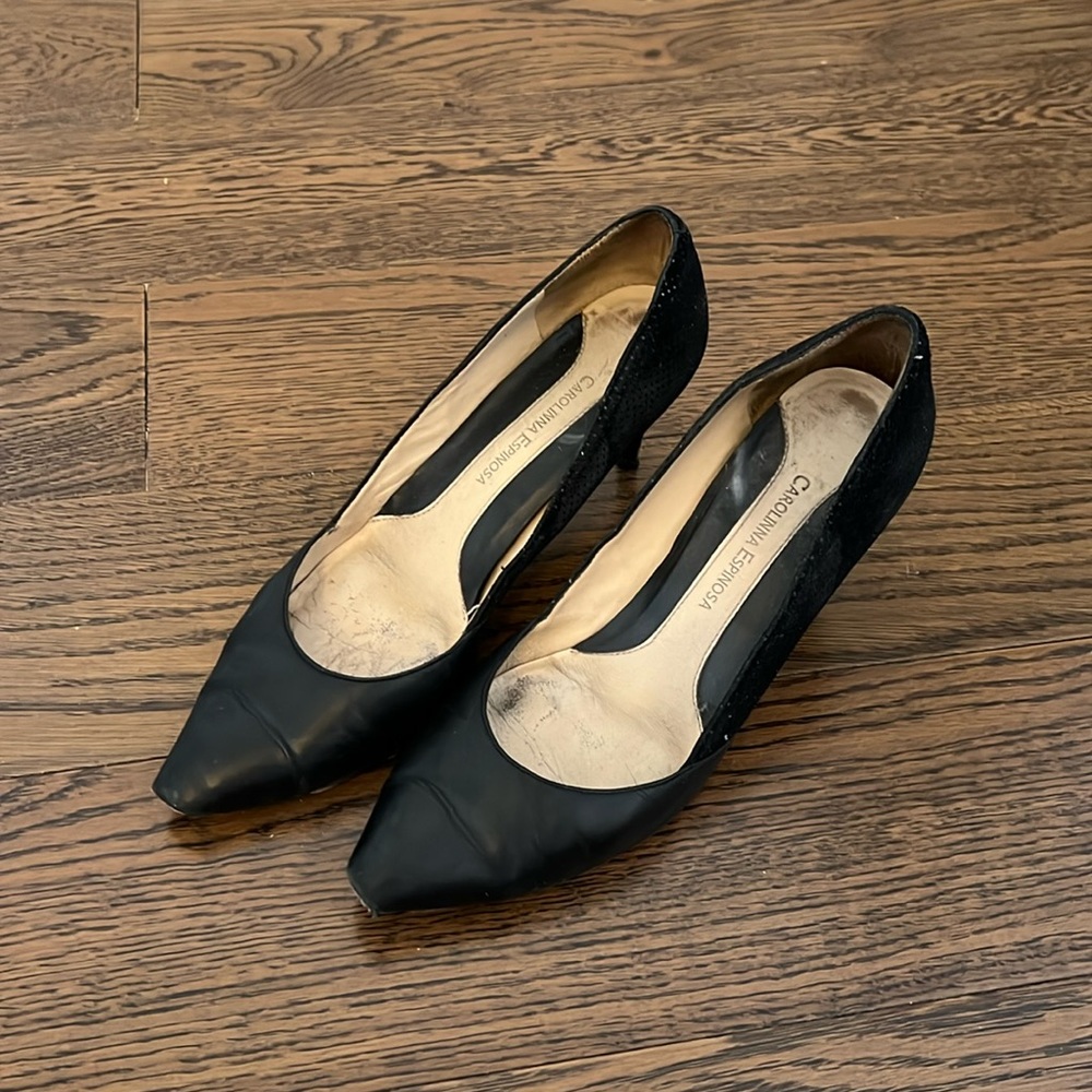 Black heels. Size 8